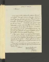 4 vues  - Wagnière, [Jean-Louis]. Lettre autographe signée [à François Tronchin].- Ferney, 20 mars 1782 (ouvre la visionneuse)