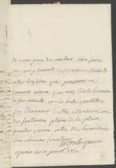 2 vues  - Montesquieu, [Charles-Louis de Secondat, baron de]. Lettre autographe signée [à Daniel Grenoilleau].- Paris, 17 janvier 1750 (ouvre la visionneuse)