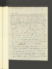 4 vues  - Méjanes, [Jean-Baptiste-Marie de Piquet, marquis de]. Lettre autographe signée [à François Tronchin].- Arles, 20 septembre 1770 (ouvre la visionneuse)