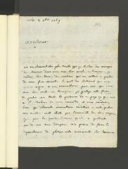 4 vues  - Méjanes, [Jean-Baptiste-Marie de Piquet, marquis de]. Lettre autographe signée à [François] Tronchin, aux Délices, près Genève.- Arles, 2 décembre 1769 (taxe postale) (ouvre la visionneuse)