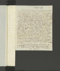 4 vues  - [Epinay, Louise Tardieu d\'Esclavelles, marquise d\']. Lettre autographe signée à François Tronchin, aux Délices.- 26 février 1776 (ouvre la visionneuse)