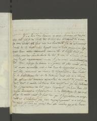 4 vues  - [Grimm, Friedrich Melchior]. Lettre autographe non signée [à François Tronchin].- Paris, 15 septembre 1778 (ouvre la visionneuse)