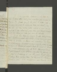 4 vues  - [Grimm, Friedrich Melchior]. Lettre autographe non signée [à François Tronchin].- Paris, 13 juin 1778 (ouvre la visionneuse)