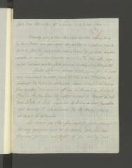 4 vues  - [Le Fort de Schmettau, Pierre, l\'auteur se disant \'l\'ainé des petits neveux de l\'amiral [François] Le Fort\']. Copie contemporaine d\'une lettre à [Friedrich Melchior] Grimm- 12 juillet 1780 (ouvre la visionneuse)