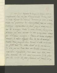 5 vues  - [Grimm, Friedrich Melchior]. Lettre autographe non signée [à François Tronchin]. - Paris, 14 avril 1781 (ouvre la visionneuse)