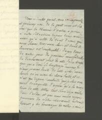 4 vues  - [Grimm, Friedrich Melchior]. Lettre autographe non signée [à François Tronchin].- Paris, 7 juillet 1782 (ouvre la visionneuse)