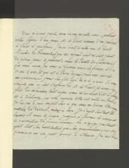 4 vues  - [Grimm, Friedrich Melchior]. Lettre autographe non signée [à François Tronchin].- Paris, 11 novembre 1780 (ouvre la visionneuse)