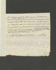 2 vues  - [Tronchin, François]. Brouillon autographe non signé d\'une lettre à \'Mme la Princesse d\' Aschov\' [Ekaterina Romanova Vorontzov, épouse du prince Michel Dachkow].- 8 novembre 1781 (ouvre la visionneuse)