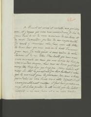 2 vues  - [Grimm, Friedrich Melchior]. Lettre autographe non signée [à François Tronchin].- Paris, 7 mars 1782 (ouvre la visionneuse)