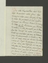 2 vues  - [Grimm, Friedrich Melchior]. Lettre autographe non signée [à François Tronchin].- Paris, [8 décembre 1782] (ouvre la visionneuse)