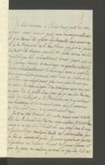 4 vues  - [Grimm, Friedrich Melchior]. Lettre autographe non signée [à François Tronchin].- Paris, 5 août 1787 (ouvre la visionneuse)