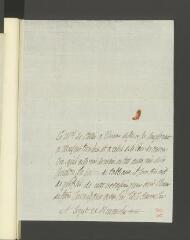 2 vues  - [Castries, Charles de La Croix, marquis de]. Billet autographe non signé, écrit à la troisième personne, [à François Tronchin].- Coppet, dimanche 28 [mars 1790] (ouvre la visionneuse)