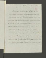 6 vues  - Desportes, Félix. Lettre autographe signée à [François] Tronchin, \'en son château des Délices\'.- Saint-Jean, 18 messidor [an 4] (6 juillet 1796] (ouvre la visionneuse)