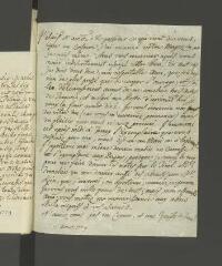 6 vues  - [Rieu, Henri]. Lettre autographe non signée à François Tronchin, aux Délices.- [11 août 1779] (ouvre la visionneuse)