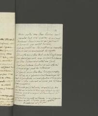 2 vues  - [Jaquet, Pierre]. Lettre autographe non signée [à François Tronchin].- Châtelaine, 2 septembre [1779] (ouvre la visionneuse)