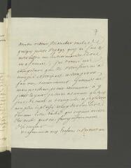 2 vues  - Cottin, [Jean-Louis ou Jean-Jacques]. Lettre autographe signée à son oncle [François Tronchin].- Paris,14 septembre [1779] (ouvre la visionneuse)