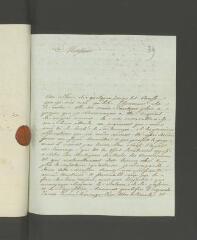 4 vues  - Blavet, [Jean-Louis]. Lettre autographe signée à [François] Tronchin, à Genève.- 25 septembre 1779 (ouvre la visionneuse)