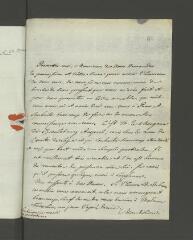 6 vues  - Montolieu, [ Baron Louis de]. Lettre autographe signée à [François] Tronchin, aux Délices.- Sécheron, mardi 24 octobre [1780] (ouvre la visionneuse)