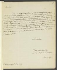 4 vues  - Stanhope, [Philip, deuxième comte] et [son épouse Grisel Hamilton]. Lettre doublement autographe, signée seulement de Stanhope, à [François] Tronchin, aux Délices, Genève.- Chevening, 5 mai 1784. (ouvre la visionneuse)