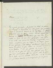 4 vues  - Herbois, [Jean-Marie Collot] d\'. Lettre autographe signée à [François] Tronchin, \'en son château\', aux Délices.- Genève, 25 avril 1786 (ouvre la visionneuse)