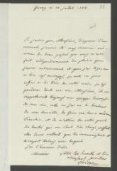 4 vues  - Florian, [Philippe-Antoine Claris de]. Lettre autographe signée à [François] Tronchin, aux Délices. - Ferney, 20 juillet 1788. (ouvre la visionneuse)