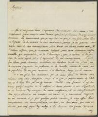 4 vues  - Benincasa, C[omt]e B[artolomeo]. Lettre autographe signée à [François] \'Tronchin des Délices\', à Genève.- [Vers le 20 juin 1778] (ouvre la visionneuse)