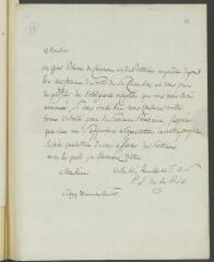 4 vues  - De la Rive, P[ierre-] L[ouis]. Lettre autographe signée à [François] Tronchin, aux Délices.- Céligny, [? 1787-1790] (ouvre la visionneuse)