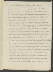 4 vues  - [Tronchin, François]. Copie autographe non signée d\'une lettre à [Jean-Pierre] Saint-Ours, à Rome.- 30 septembre 1791 (ouvre la visionneuse)