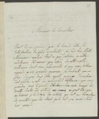 4 vues  - Saint-Ours, [Jean-]P[ierre]. Lettre autographe signée [à François Tronchin].- Rome, 29 octobre 1791 (ouvre la visionneuse)