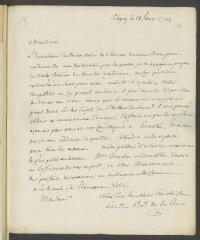4 vues  - De la Rive, P[ierre-]L[ouis]. Lettre autographe signée à [François] Tronchin, à Genève.- Céligny, 28 janvier 1784 (taxe postale) (ouvre la visionneuse)