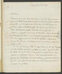 4 vues  - De la Rive, P[ierre-]L[ouis]. Lettre autographe signée à [François] Tronchin, à Genève.- Céligny, 10 février 1784 (taxe postale) (ouvre la visionneuse)