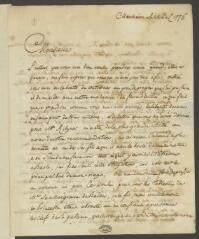 4 vues  - De la Rive, P[ierre-]Louis. Lettre autographe signée à [François] Tronchin, à Genève.- Mannheim, 22 décembre 1776 (taxe et annotation postales) (ouvre la visionneuse)