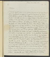 4 vues  - De la Rive, P[ierre-]L[ouis]. Lettre autographe signée à [François] Tronchin, à Genève.- Rome, 20 août 1785 (taxes et marque postales) (ouvre la visionneuse)