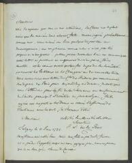4 vues  - De la Rive, P[ierre-]L[ouis]. Lettre autographe signée à [François] Tronchin, aux Délices, à Genève.- Céligny, 3 juin 1788 (taxes postale) (ouvre la visionneuse)