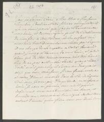 4 vues  - Devigneux, [Jérôme]. Lettre autographe signée à [François] Tronchin, à Genève.- Mannheim, 8 janvier 1787 (taxes postales) (ouvre la visionneuse)