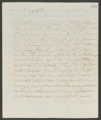4 vues  - [Devigneux, Jérôme]. Lettre autographe signée [à François Tronchin].- Mannheim, 25 octobre 1792 (ouvre la visionneuse)
