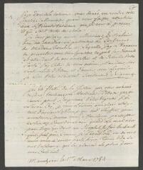 6 vues  - [Devigneux, Jérôme]. Lettre autographe signée [à François Tronchin].- Mannheim, 1er mars 1784 postale (ouvre la visionneuse)