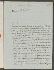 2 vues  - \'de Micheli Dulit\' [id est Micheli de Dully, Marc] . Lettre autographe signée [à François Tronchin].- Dulit [id est Dully], 24 janvier 1793 (ouvre la visionneuse)