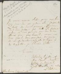 2 vues  - Villiez de Bariset, [Johann Baptist], \'Grand Bailli au service Palatin\'. Lettre autographe signée [à François Tronchin].- Mannheim, 27 avril 1786 (ouvre la visionneuse)