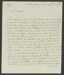 4 vues  - Devigneux, [Jérôme]. Lettre autographe signée à [François] Tronchin. - Mannheim, 4 décembre 1778 (taxes et marque postales) (ouvre la visionneuse)