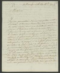 4 vues  - Devigneux, [Jérôme]. Lettre autographe signée à [François] Tronchin, à Genève. - Mannheim, 12 décembre 1779 (taxes postales) (ouvre la visionneuse)