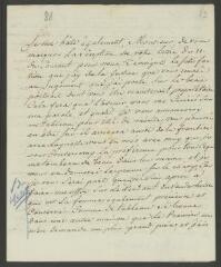 4 vues  - Devigneux, [Jérôme]. Lettre autographe signée à [François Tronchin]. - Mannheim, 17 février 1780 (taxes postales) (ouvre la visionneuse)