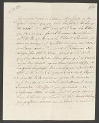 4 vues  - Devigneux, [Jérôme]. Lettre autographe signée à [François] Tronchin, à Genève.- Paris, 31 août 1784 (ouvre la visionneuse)