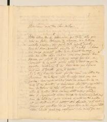 4 vues  - [Tronchin, Théodore]. Lettre autographe signée à son oncle, [soit cousin Jean] Tronchin, ancien Conseiller d\'Etat, à Genève.- 25 novembre 1742 (taxes postales) (ouvre la visionneuse)