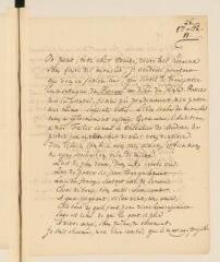 2 vues  - [Tronchin, Théodore]. Lettre autographe non signée à [Louis-Joseph de Ponte, comte d\'Albaret].- 26 novembre 1762 (taxe et marque postale) (ouvre la visionneuse)