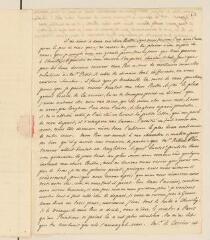 4 vues  - Tronchin, F[rançois]-L[ouis]. Lettre autographe signée à sa soeur [Betie] Tronchin, \'chez Mesdames Rieu et Calendrin[i], à Chouilly\'.- Mercredi matin, [septembre 1765] (ouvre la visionneuse)
