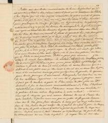 4 vues  - Tronchin, F[rançois]-L[ouis]. Lettre autographe signée à sa soeur M[arie-]E[lisabeth dite Betie] Tronchin, à Rolle.- \'Mardi matin dans le mois de juillet 1765\' (ouvre la visionneuse)