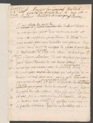 8 vues  - [Tronchin, Antoine]. Brouillon autographe non signé d\'une lettre à [Jérôme] d\'Erlach, \'General des Armées de S.M. Imp[ériale] et Baillif d\'Arwangen\', à Berne.- Genève, 14 juillet 1710 (ouvre la visionneuse)