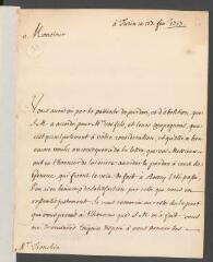 4 vues  - Mellarède, [Pierre]. Lettre non autographe signée à [Antoine] Tronchin.- Turin, 27 février 1717 (ouvre la visionneuse)