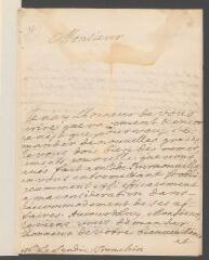 4 vues  - De La Sarraz. Lettre autographe signée au syndic [Antoine] Tronchin.- Dresde, 2 mai 1725 (ouvre la visionneuse)